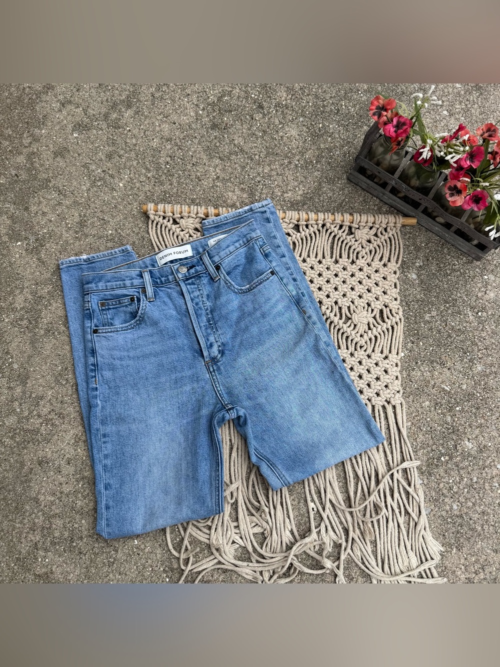 Denim Forum High Rise Slim Jeans Size 26